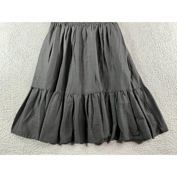 Knox Rose Dress Women XS Black Boho Cottagecore Embroidered Balloon Sleeve NWT - Picture 5 of 13